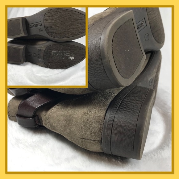 Joe Boxer Booties suede accent with faux leather - Picture 3 of 8